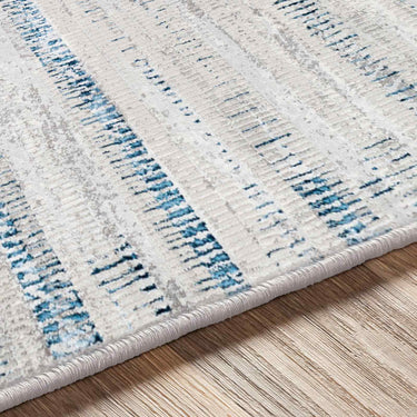 Lustro Modern Blue Rug
