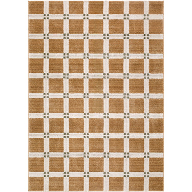 La Luna Modern Graphic Brown Rug