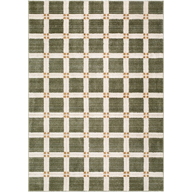 La Luna Modern Graphic Green Rug