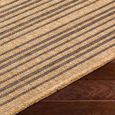 Mirage Cottage Fringe Jute Look Runner Brown