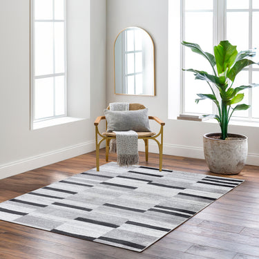 Monte Carlo Modern Graphic Black Rug