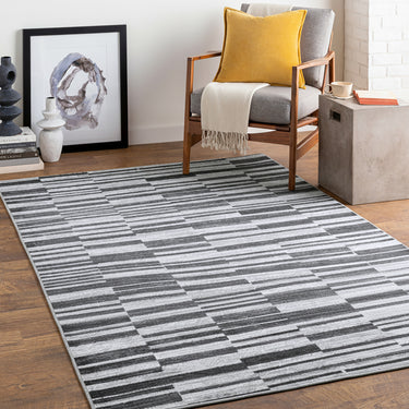 Monte Carlo Modern Graphic Black Rug