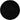 Moda Shaggy Solid Color Black Rug - Round 120x120 cm (3'11'' x 3'11'')