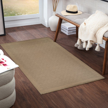 Mystery Modern Jute Brown Rug