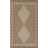 Mystery Modern Jute Outdoor Brown, Tan & Light Beige Rug - Small Plus 79x152 cm (2'7'' x 5')