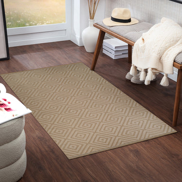 Mystery Modern Jute Brown Rug
