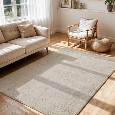 Nathan Modern Graphic Beige Rug