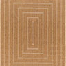 Pismo Beach Modern Outdoor Brown, Amber & Tan Rug - Design PMB2305 - Medium 120x170 cm (3'11'' x 5'7'')