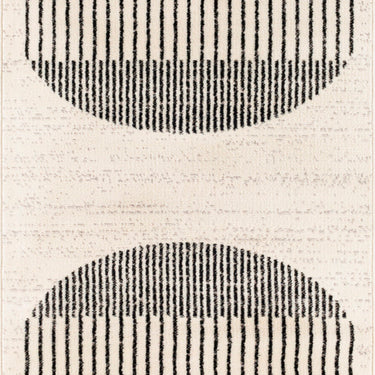 Pisa Geometric Modern Grey Rug