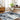 Wanderlust Abstract Marble Modern Blue, Sky Blue & Ink Blue Rug