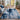 Wanderlust Abstract Marble Modern Blue, Ink Blue & Medium Gray Rug