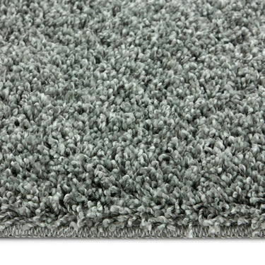 Origins Buddy Green Washable Non-Slip Polypropylene Shaggy Bath Mat