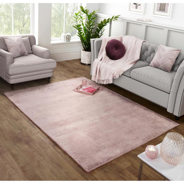 Tipped Luxe Fur Rug Modern Plain Soft Fluffy Shaggy Style Rug