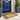 Navy Striped Coir Doormat 45x75 cm