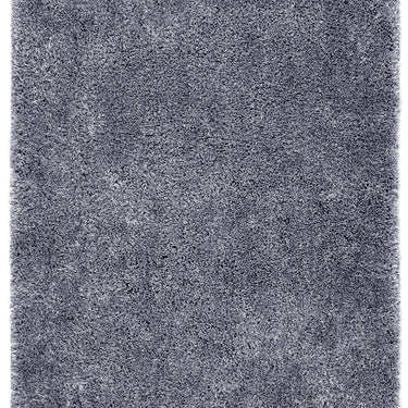 Chicago Shaggy Modern Plain Rug Hallway Runner Circle in New Grey
