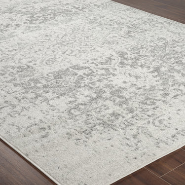 Harput HAP1024 Abstract Vintage Grey Area Washable Jute Cotton Polypropylene Rug