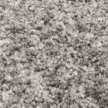 Barnaby Shaggy High Pile Thick Sumptuous Hand Woven Plain Plush Rug  in Graphite Grey Silver