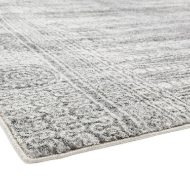 Nova NV07 Weave Aztec Traditional Tribal Berber Scandi Rug in Grey White