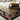 Aubusson Shensi Black Traditional Wool Rug, Runner and Half-Moon