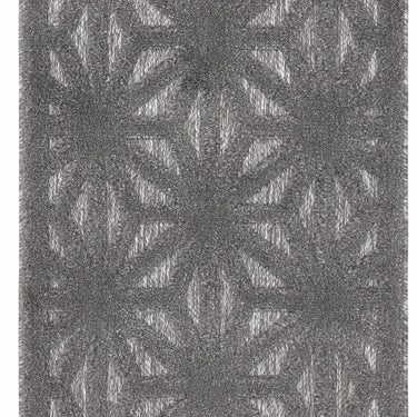 Salta Star SA01 Geometric Indoor Outdoor Rug Hallway Runner in Anthracite Grey