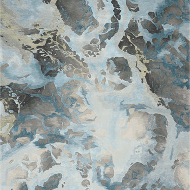Prismatic Luxury Silky PRS14 Grey Slate By Wool Viscose Modern Rug