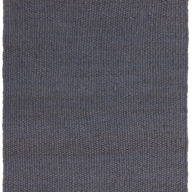 Grove Plain Flatweave Hand Woven Jute Rug in Denim Blue
