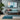 Blox Teal Hand Made Wool Geometric Blocks Rug