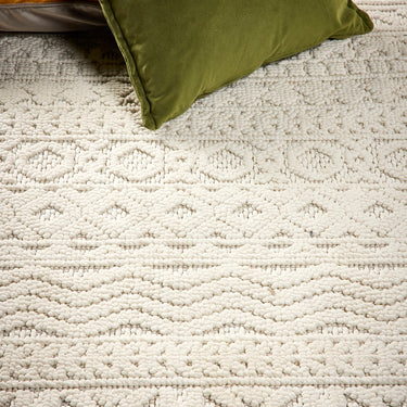 Origins Atlas Graphic Tribal Cream Indoor Outdoor Geometric Textured Striped Rug