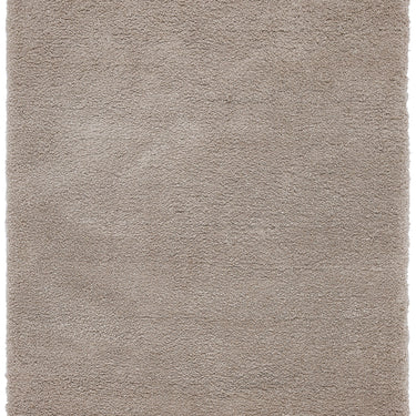 Lulu Soft Touch Plain Shaggy Rug in Stone
