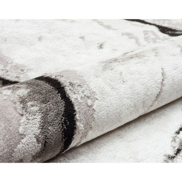 Consept Looms Blaze BLZ04 Silver Grey Bedroom Living Marble Polypropylene Abstract Modern Rug