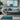 Blox Teal Hand Made Wool Geometric Blocks Rug - Medium 120x170 cm (4'x5'6")