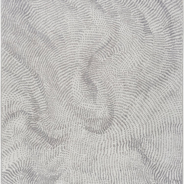 DKNY Central Park West CEP01 Grey Jute Abstract Textured Rug