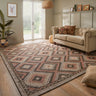 Consept Looms Sumac SUM101 Flatweave Classic Tribal Rust Indoor Outdoor Polypropylene Traditional Geometric Rug - XX-Large 240x300 cm (7'11"x9'11")