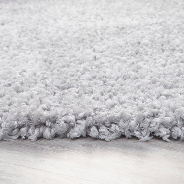 Origins Portland High Pile Super Fluffy Grey Shaggy Modern Plain Rug