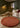 Origins Chicago Rust Orange Handmade Shaggy Textured Round Rug