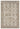550AQ Classic Cream Light Brown Traditional Vintage Textured Bordered Hallway Runner Rug