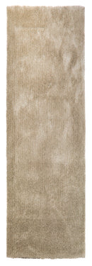 Grande Vista Ivory Shaggy Textured Soft Hallway Runner Rug 60x230 cm