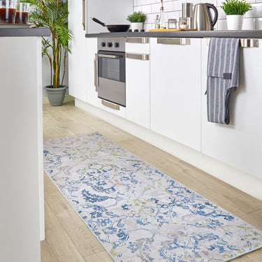 Origins Florence Washable Rug Traditional Abstract Bedroom Living Room Multi Rug