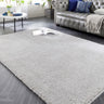 Phoenox My Lux Fluffy Anti-Slip Machine Silver Washable Non-Slip Polypropylene Shaggy Rug - X-Small 60x100 cm (2'x4')