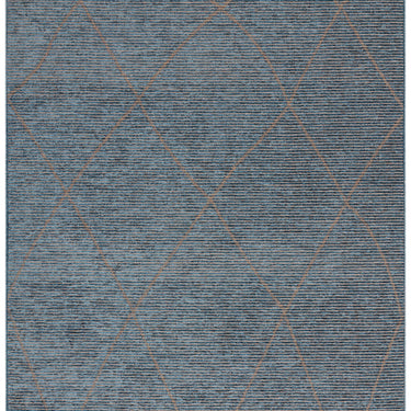 Asiatic London Mulberry Flatweave Teal Non-Slip Jute Cotton Chenille Rug 200x290 cm