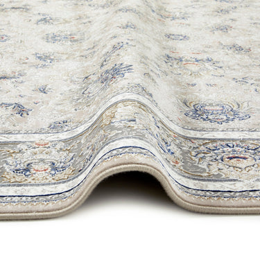 Royality ROY107 Beige Traditional Medallion Persian-Style Rug