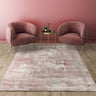 Gatsby Modern Abstract Shiny Viscose High Quality Hand Woven Blush Pink Rug - Medium 120x170 cm (4'x5'6")