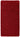 Origins My Red Washable Non-Slip Polypropylene Shaggy Rug
