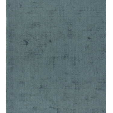 Origins Reef Modern Plain Quality Rug in Petrol Blue