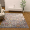 Soujorn Wold Modern Traditional Vintage Floral Rug, Runner in Multi - Small 80x150 cm (2'6"x5')