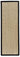Origins Sisal Border Hand Made Rug Modern Natural Jute Rug in Light Beige with Black Border