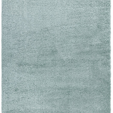 Payton Shaggy Rug Soft Fluffy Living Room Bedroom Silky Shimmer Duck Egg Rug