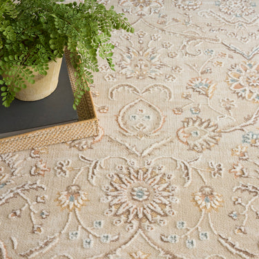 Nourison Isla ISL01 Classic Ivory Jute Polypropylene Traditional Vintage Rug