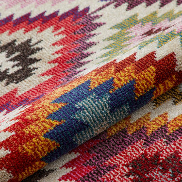 Carnaval CAR106 Vibrant Multi Colours Modern Geometric Rug by Concept Looms