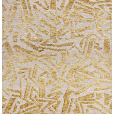 Asiatic London Mason Scatter Silky Yellow Gold Traditional Abstract Modern Rug